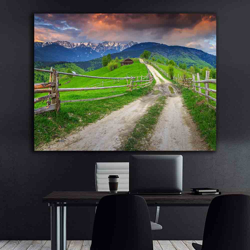 Tablou Canvas - Peisaj alpin de vara