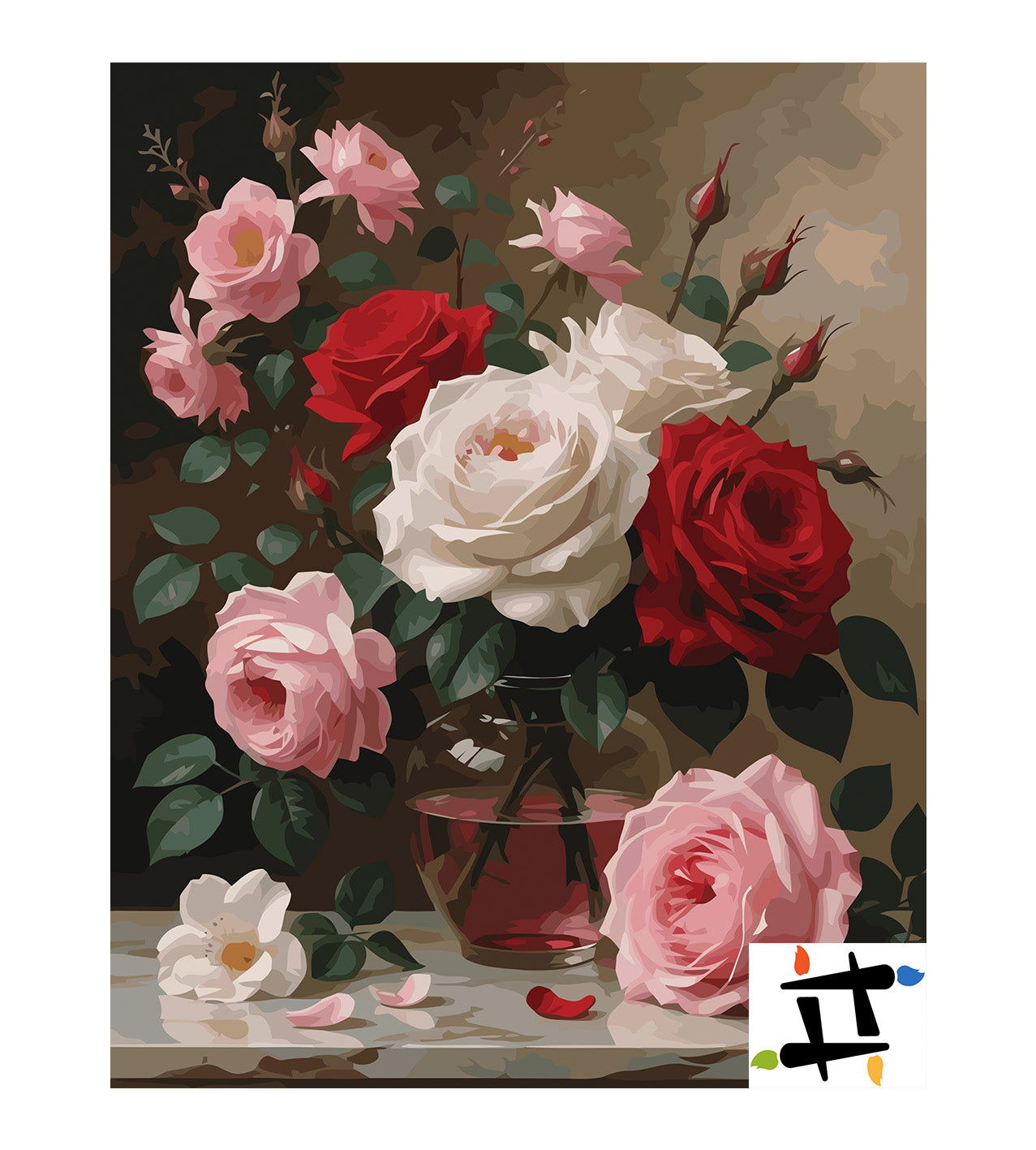 Pictura pe Numere – Dialog tricolor 7205