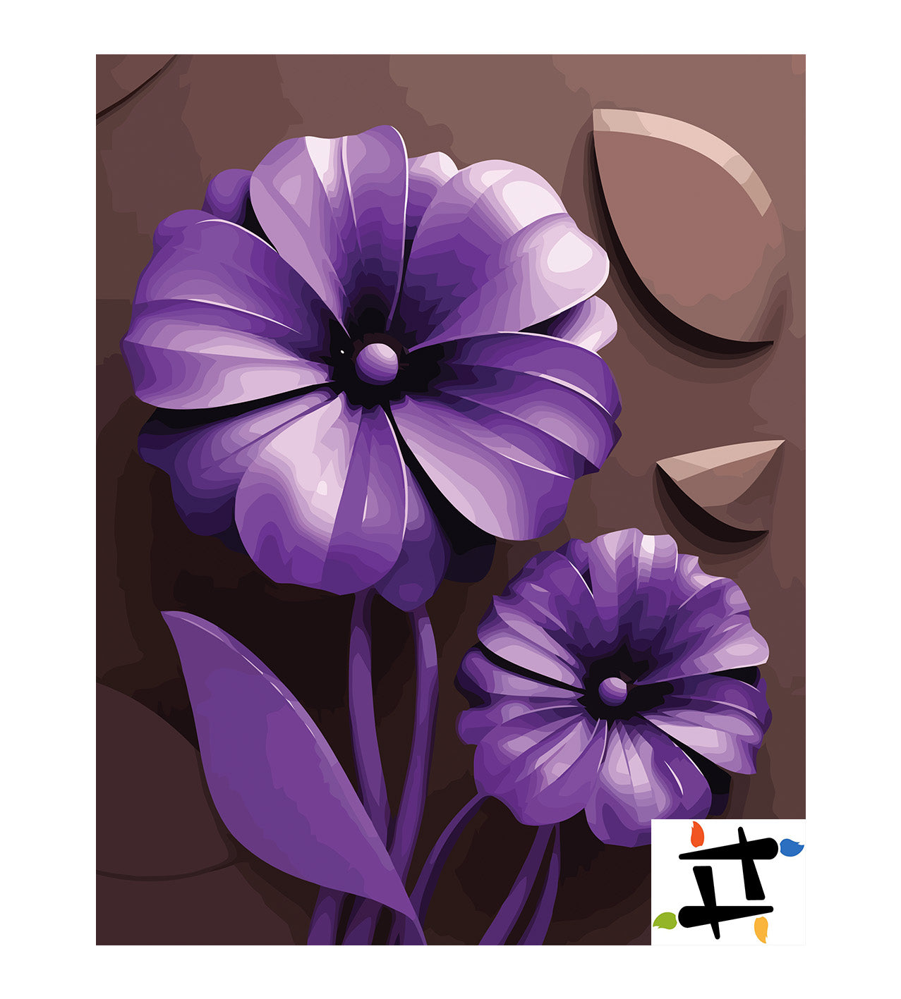 Pictura pe Numere – Ecouri violete 7128
