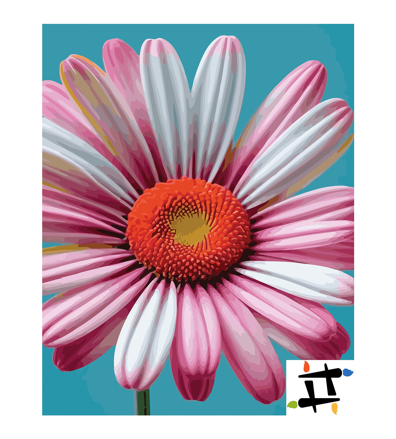 Pictura pe Numere – Petale de coral 7170