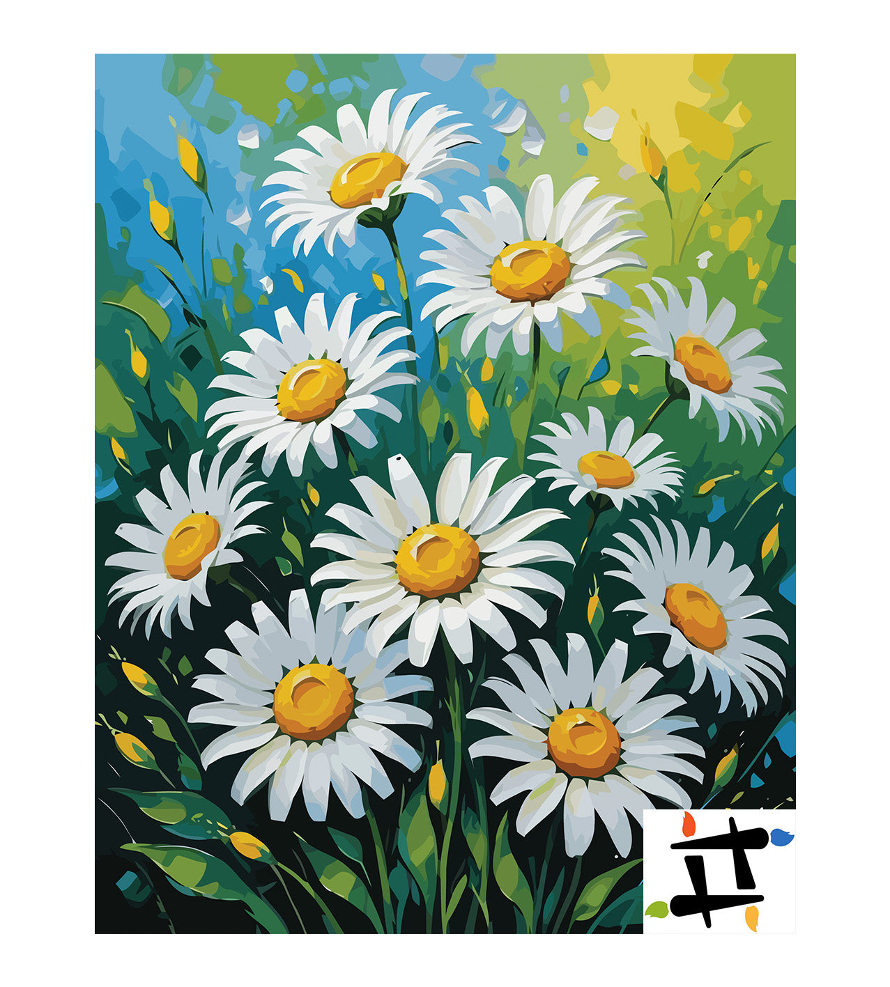 Pictura pe Numere – Margarete in lumina amiezii 7093