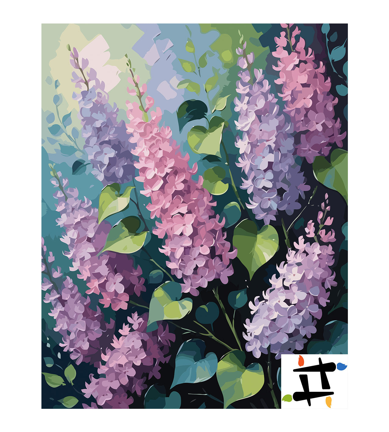 Pictura pe Numere – Parfum de liliac 7034