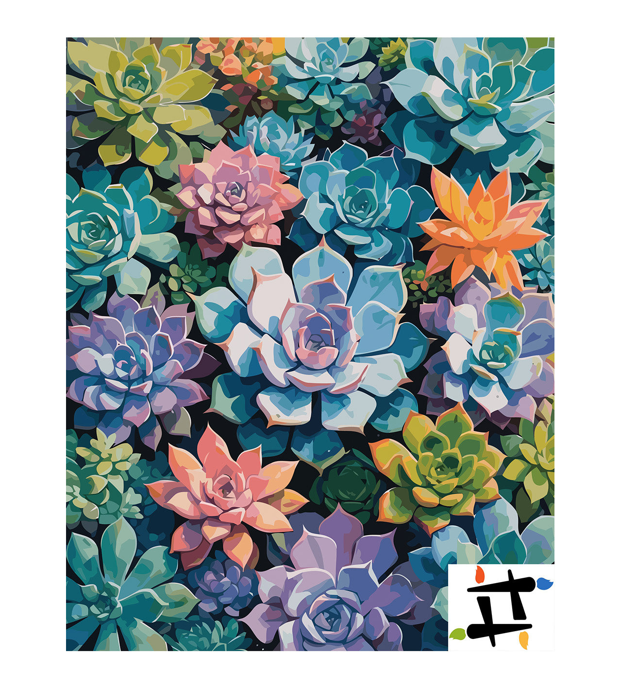 Pictura pe Numere – Mozaic vegetal 6905