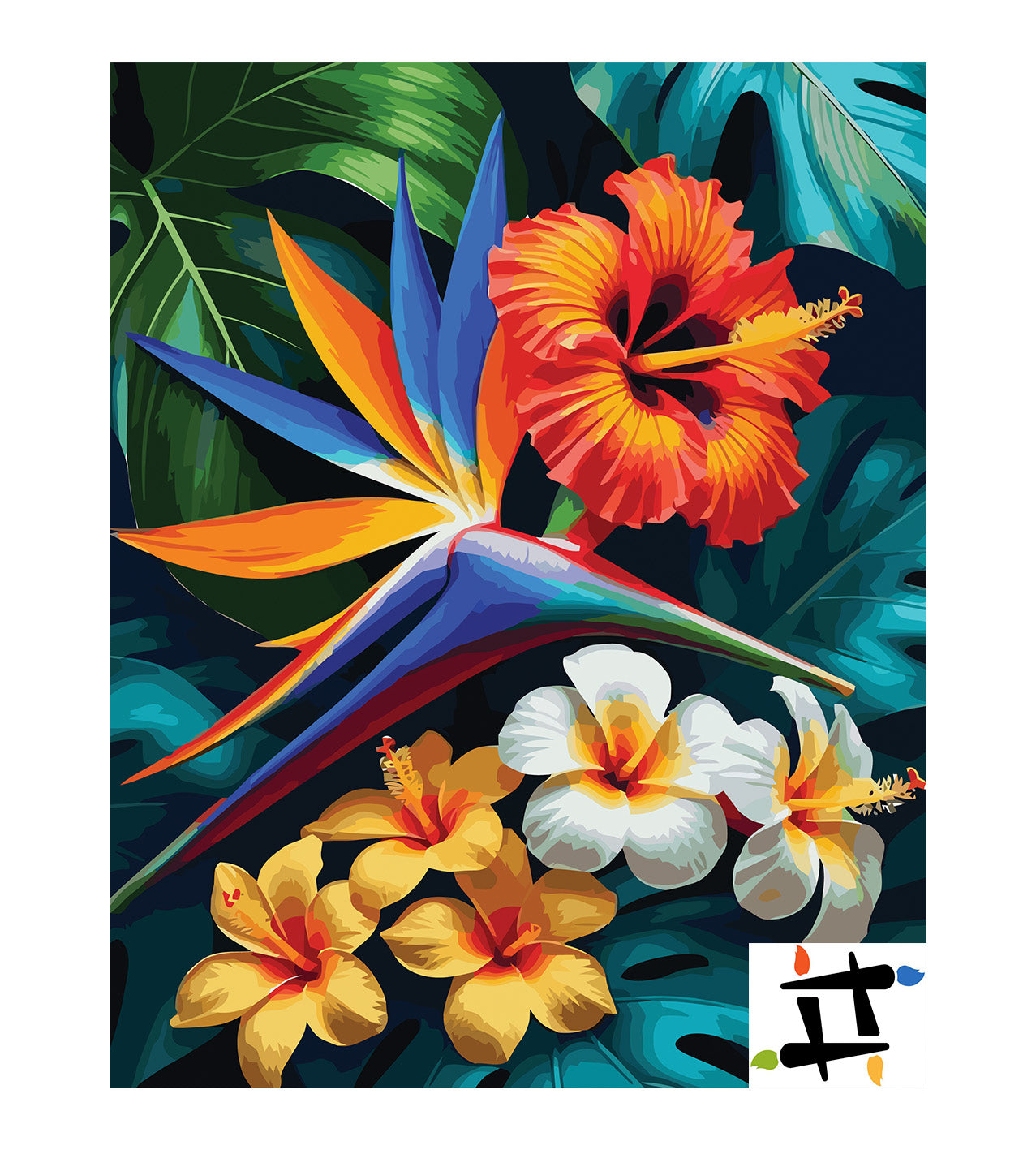 Pictura pe Numere – Rapsodie tropicala 6977