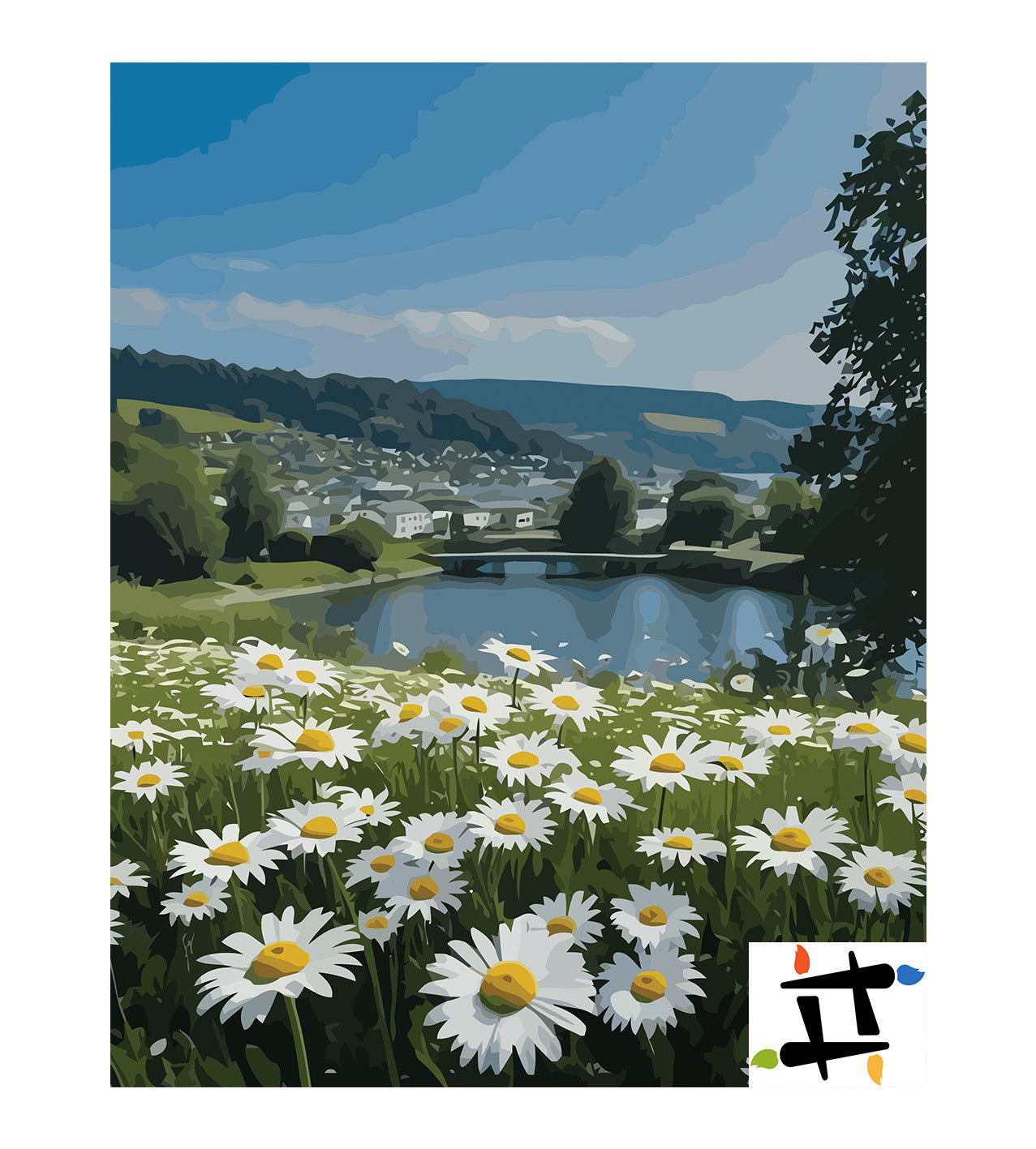 Pictura pe Numere – Adierea margaretelor 7168
