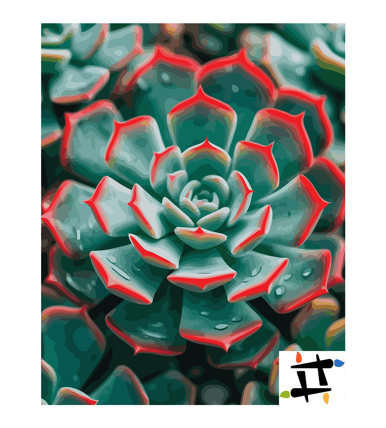 Pictura pe Numere – Coroana de jar 6957