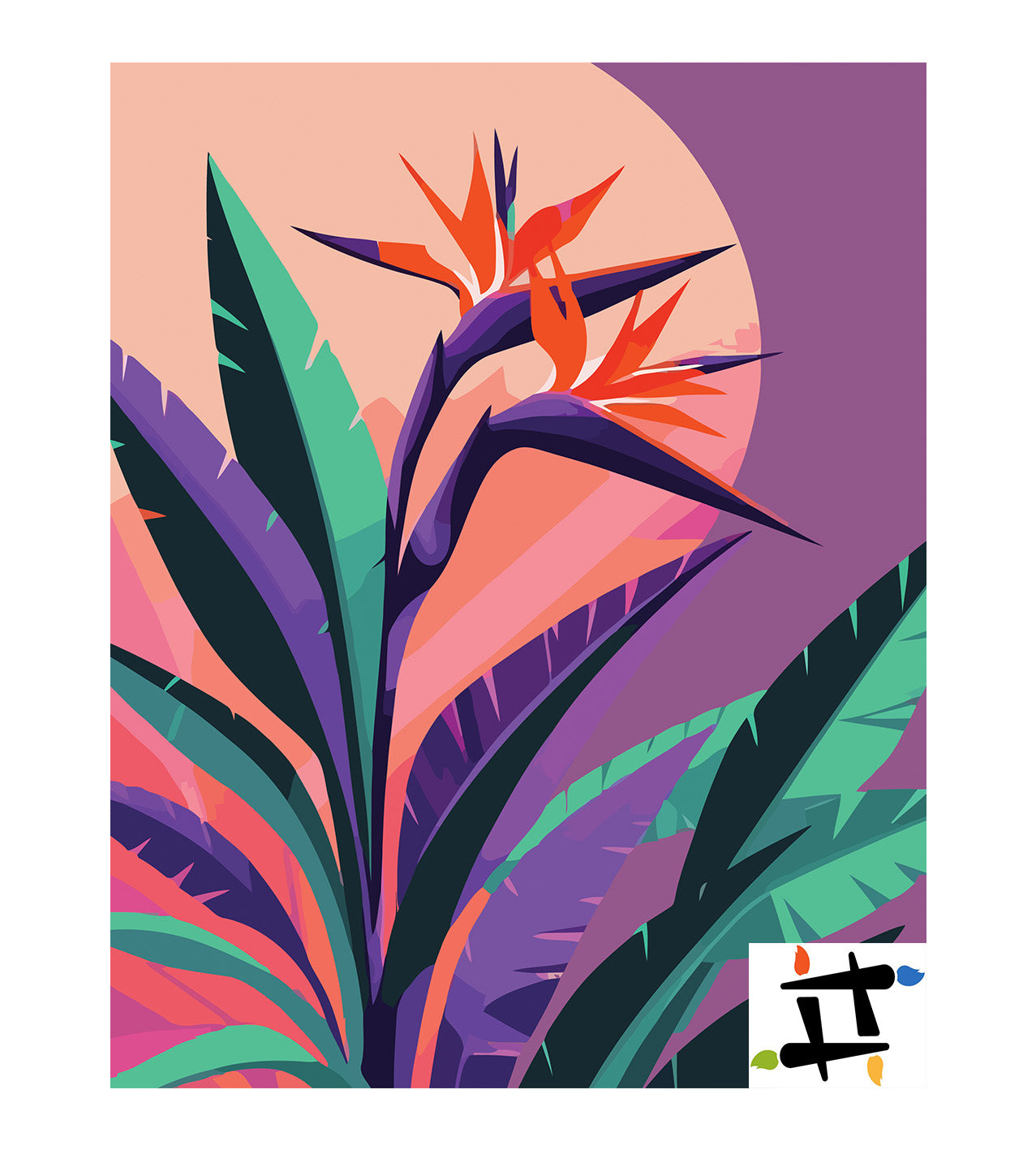Pictura pe Numere – Pasarea paradisului 7060