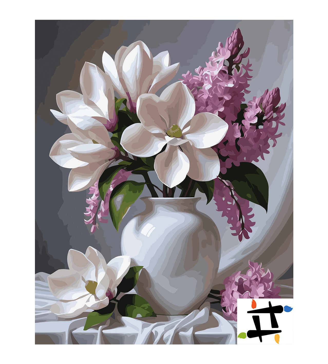 Pictura pe Numere – Eleganta magnoliei 7223