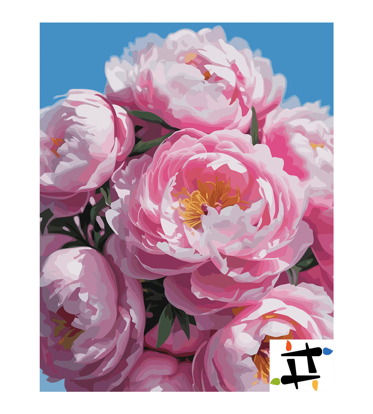 Pictura pe Numere – Petale de matase 7042