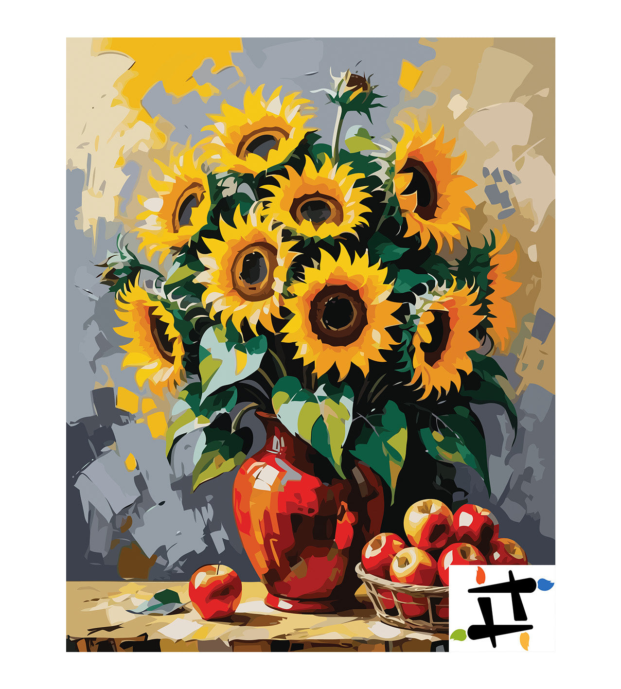 Pictura pe Numere – Floarea soarelui 7249