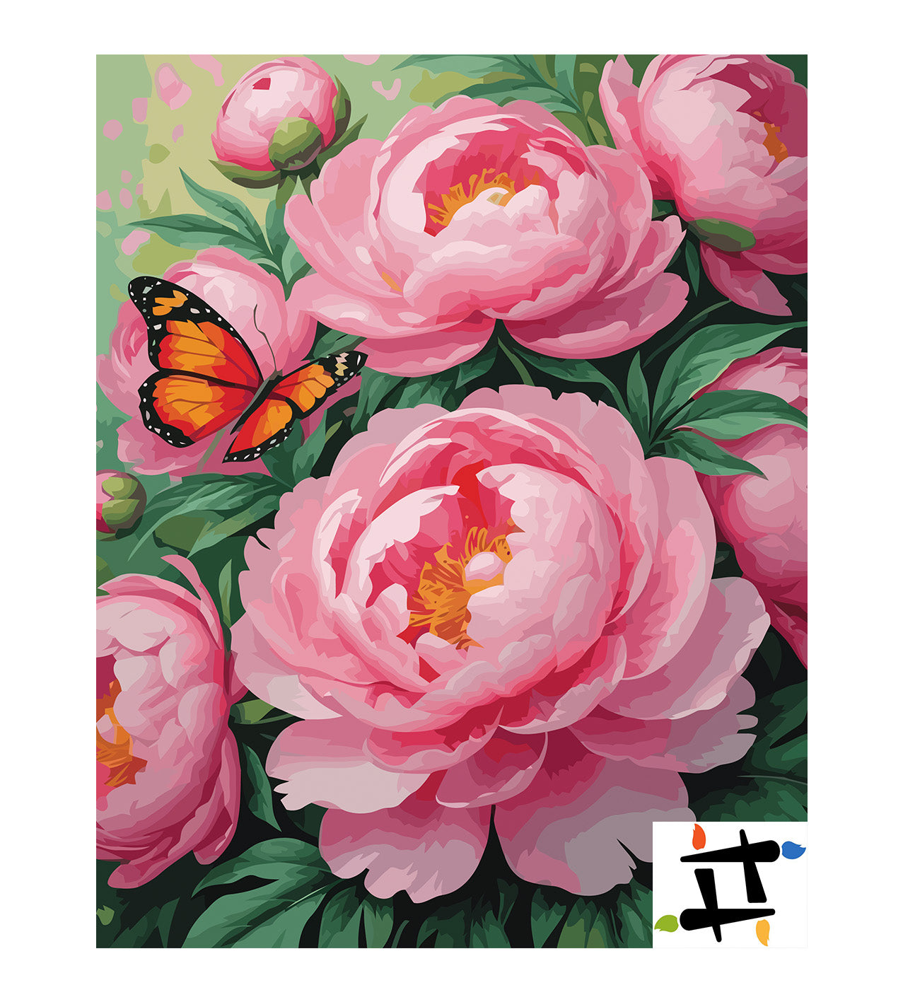 Pictura pe Numere – Valsul petalelor 6934