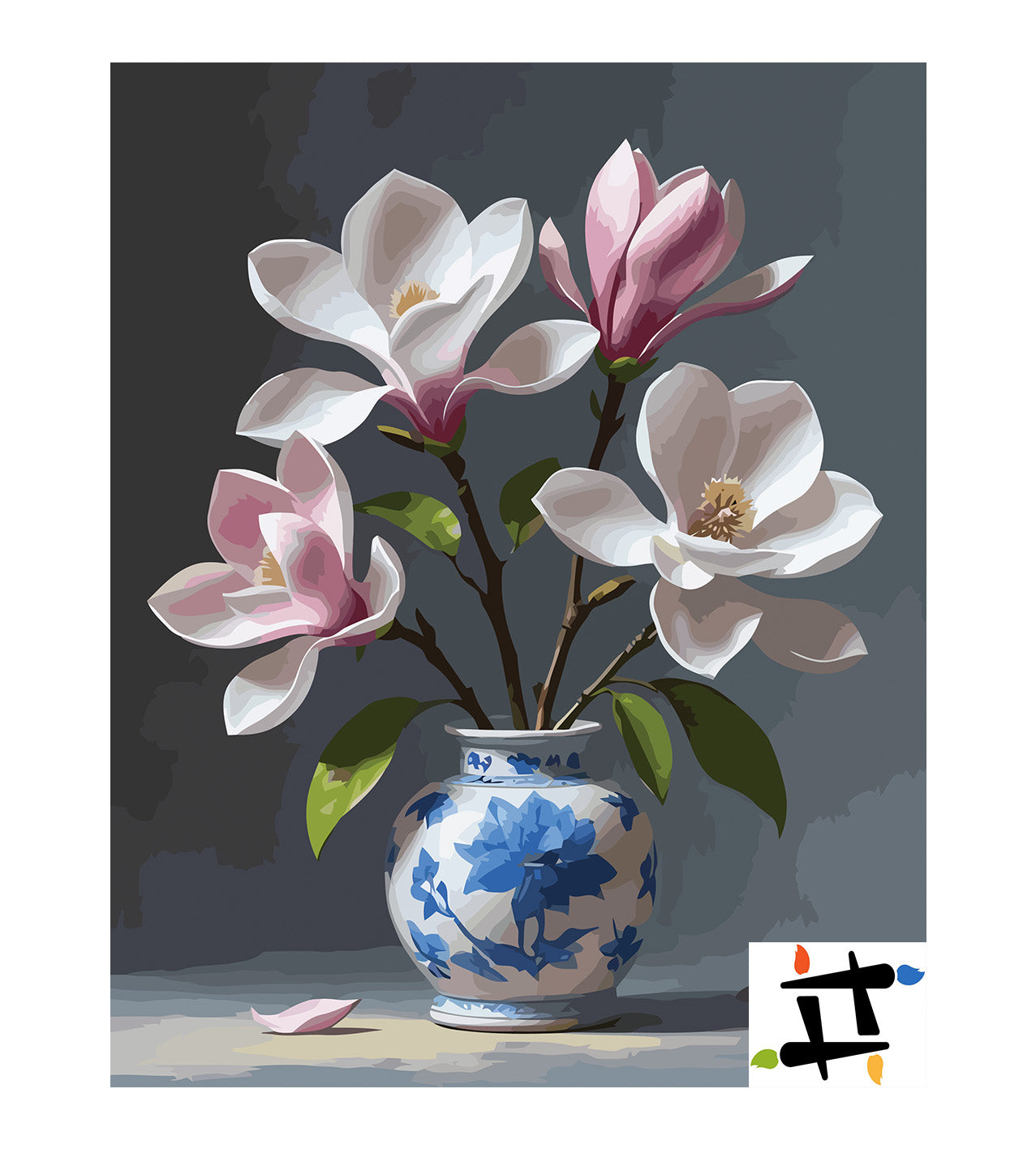 Pictura pe Numere – Simfonia magnoliilor 7145