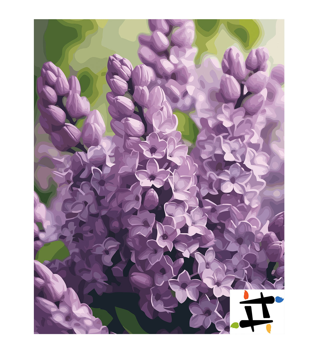 Pictura pe Numere – Parfum de liliac 7025