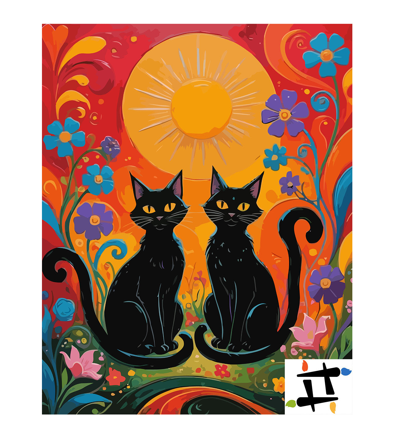 Pictura pe Numere – Siluete de catifea 7347