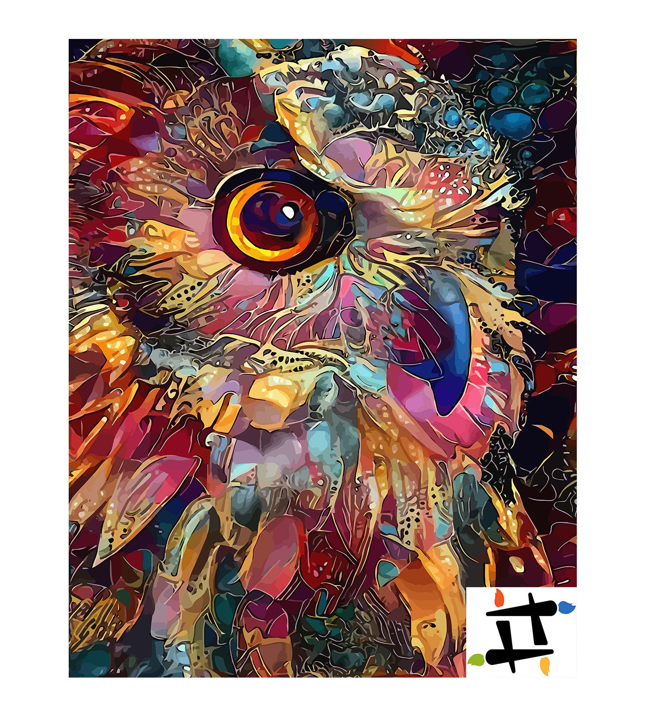 Pictura pe Numere – Noapte abstracta 7303