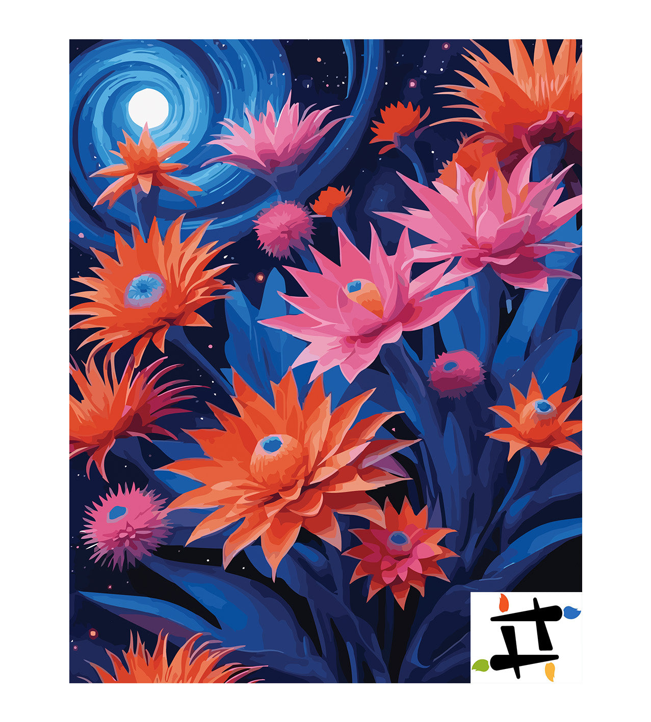 Pictura pe Numere – Gradina stelara 7041