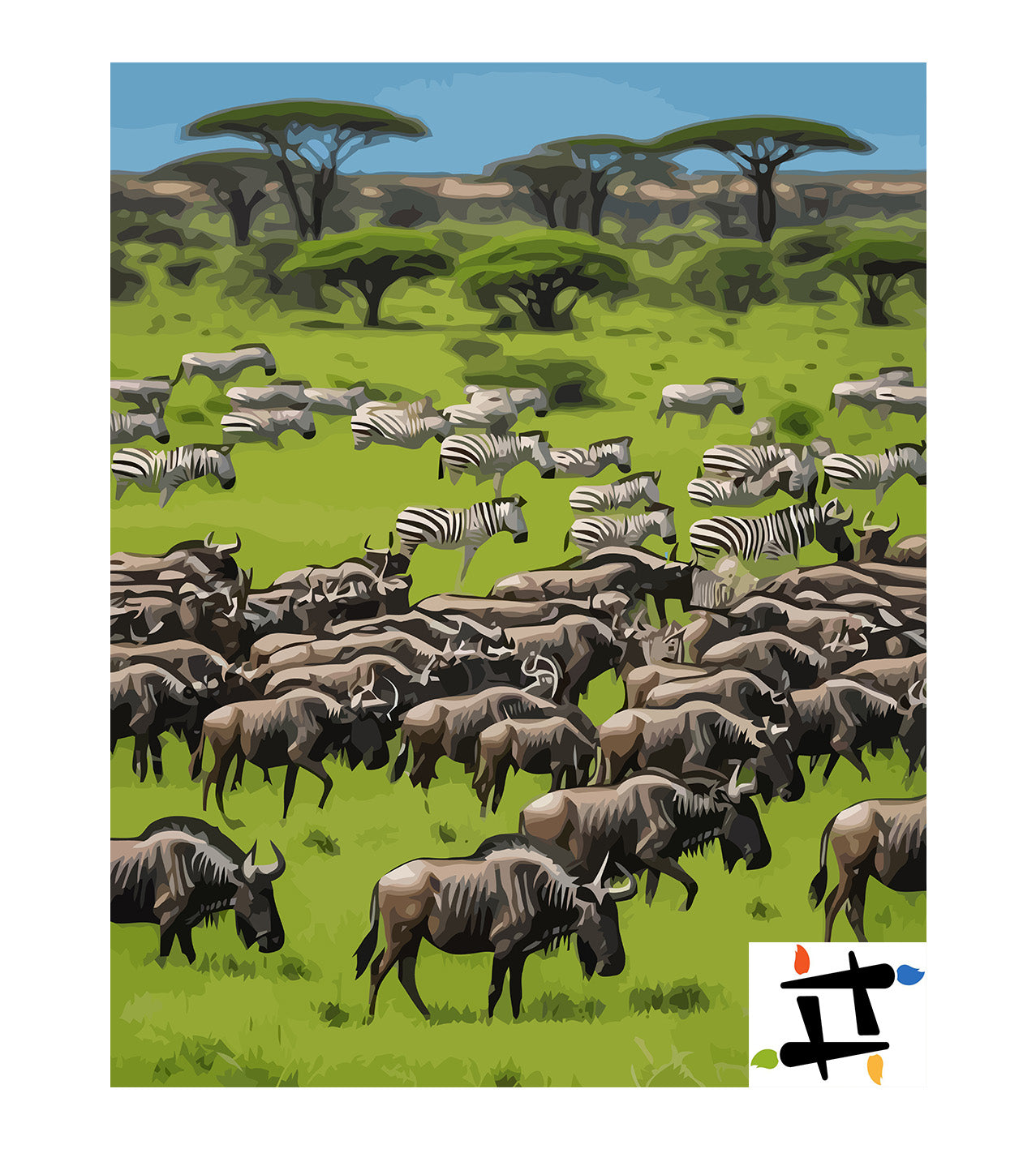 Pictura pe Numere – Marea migratie 7349