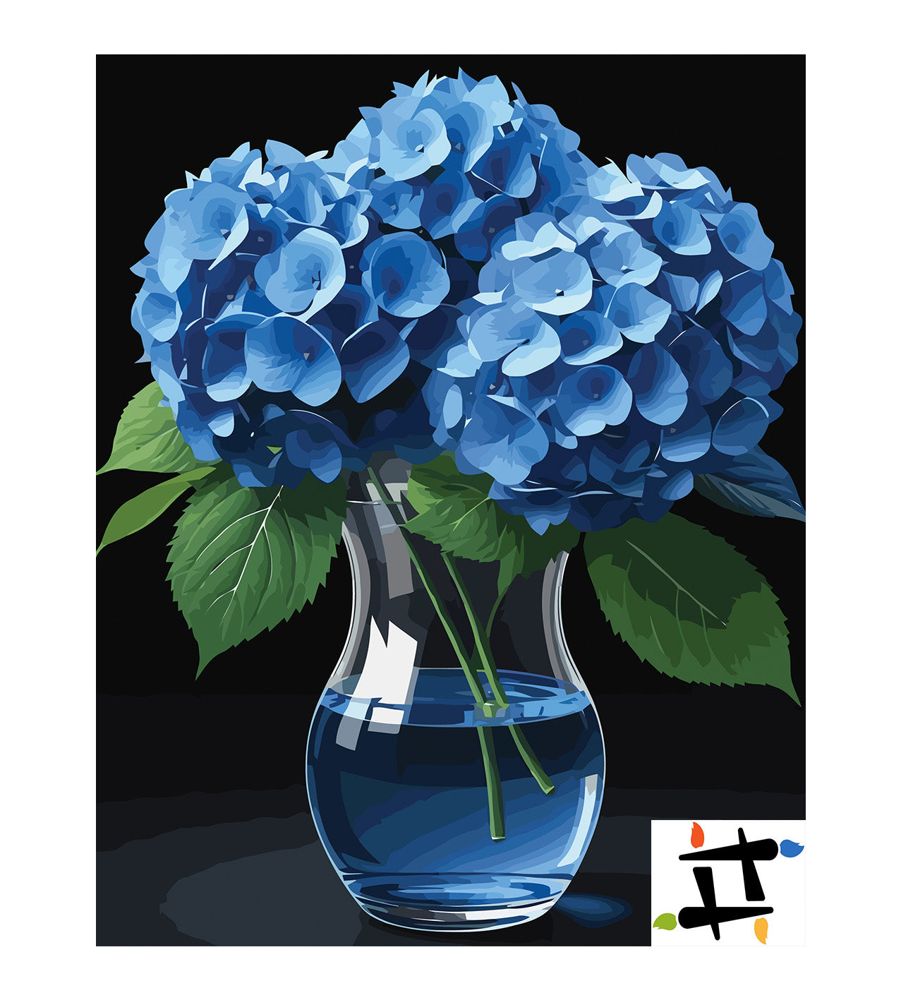 Pictura pe Numere – Ecou de safir 6963