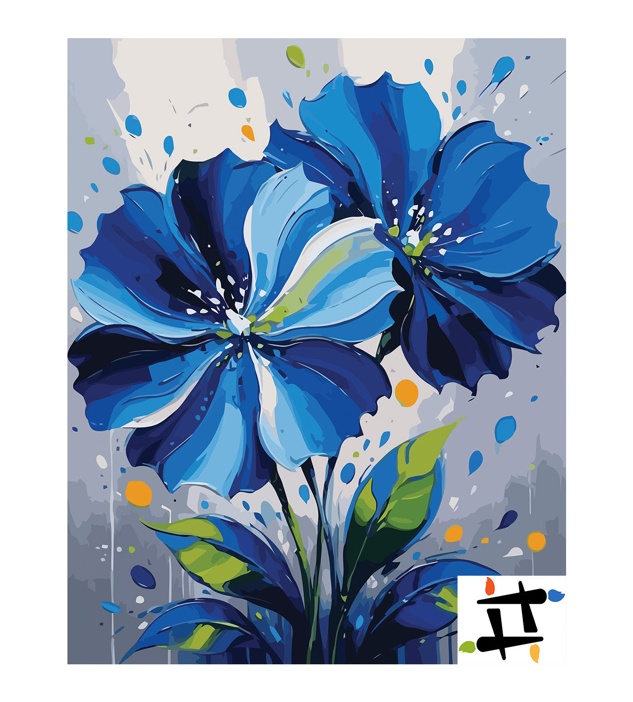 Pictura pe Numere – Maci de Azur 6853