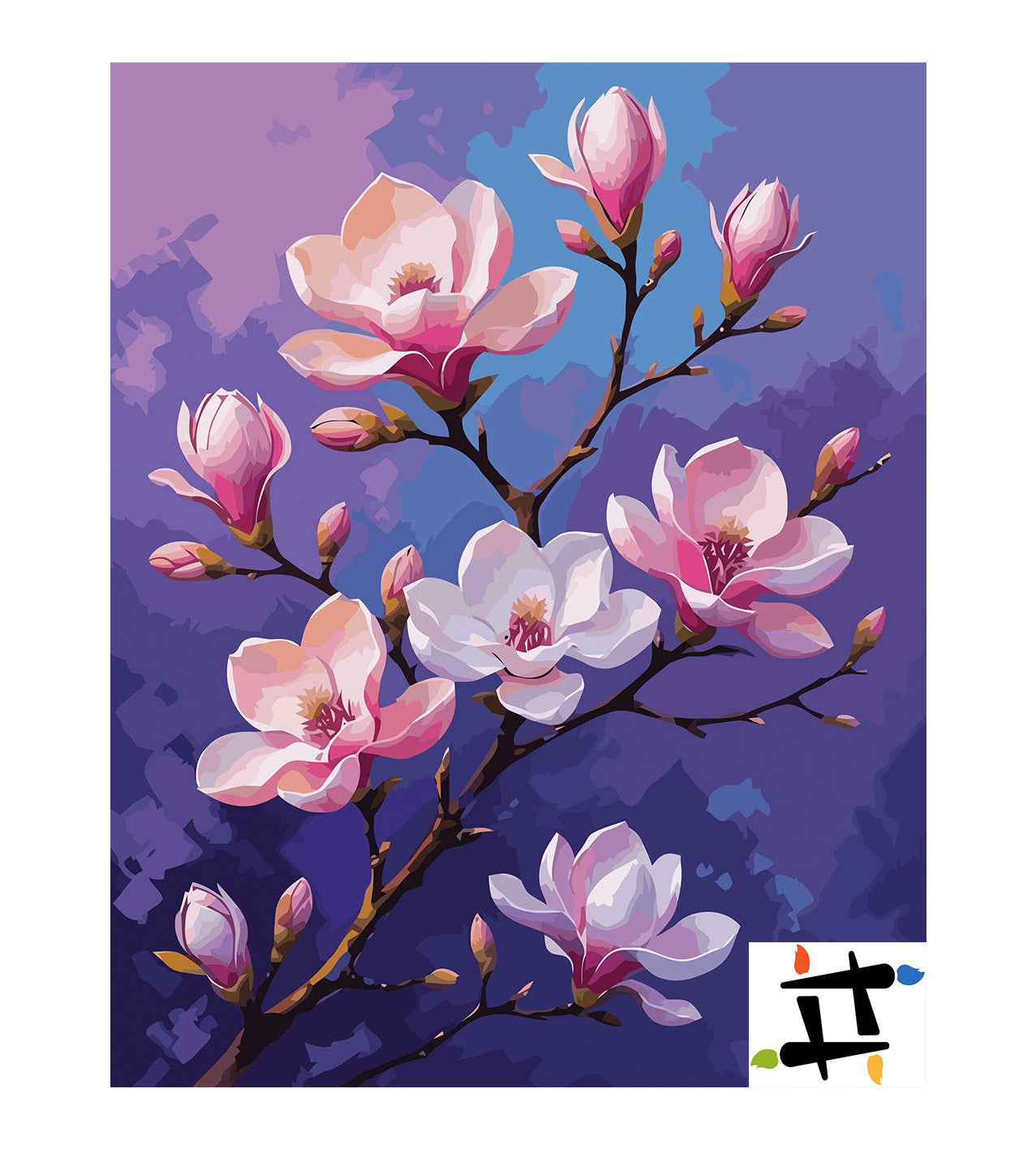 Pictura pe Numere – Simfonia magnoliilor 7215