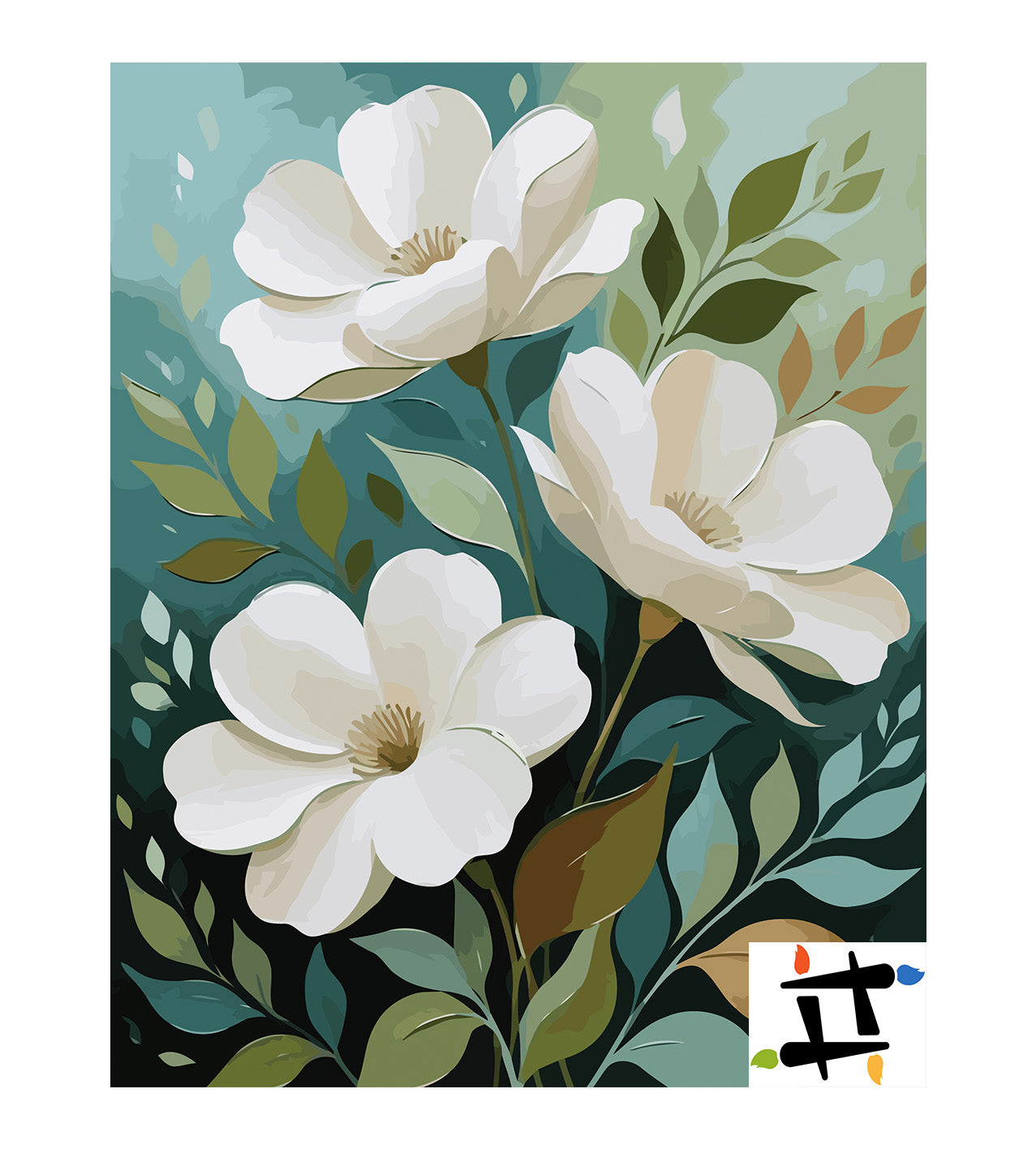 Pictura pe Numere – Simfonia magnoliilor 7171