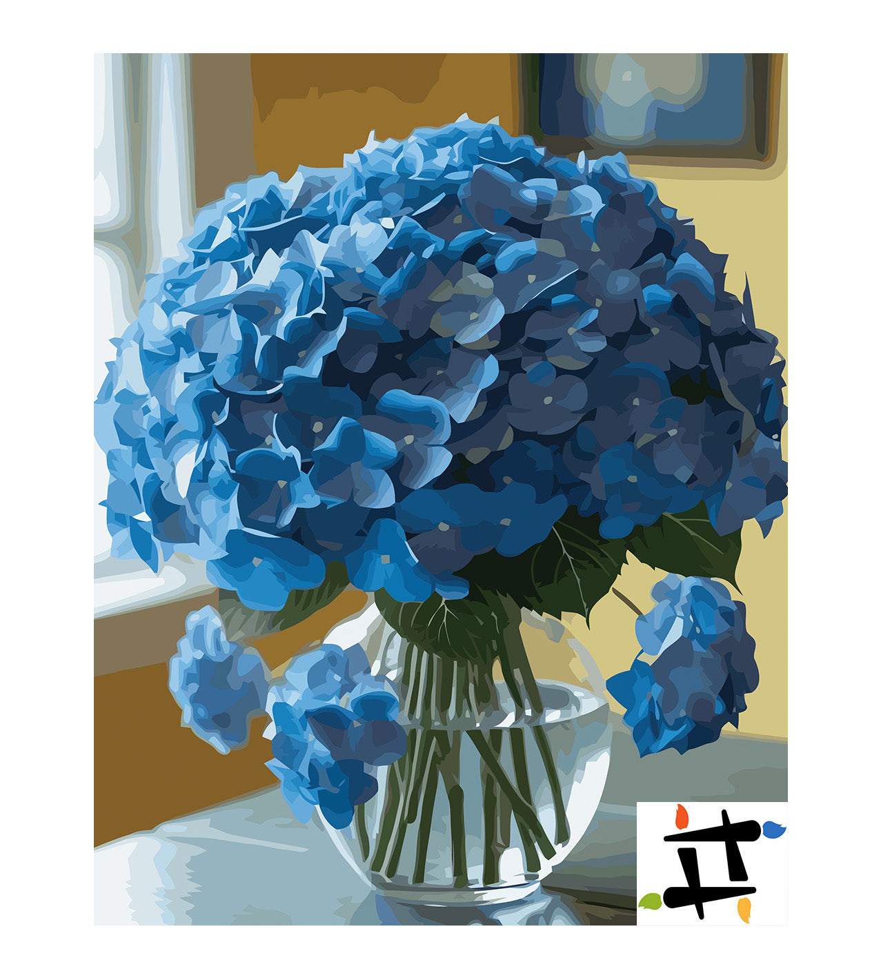 Pictura pe Numere – Sfera de azur 7068