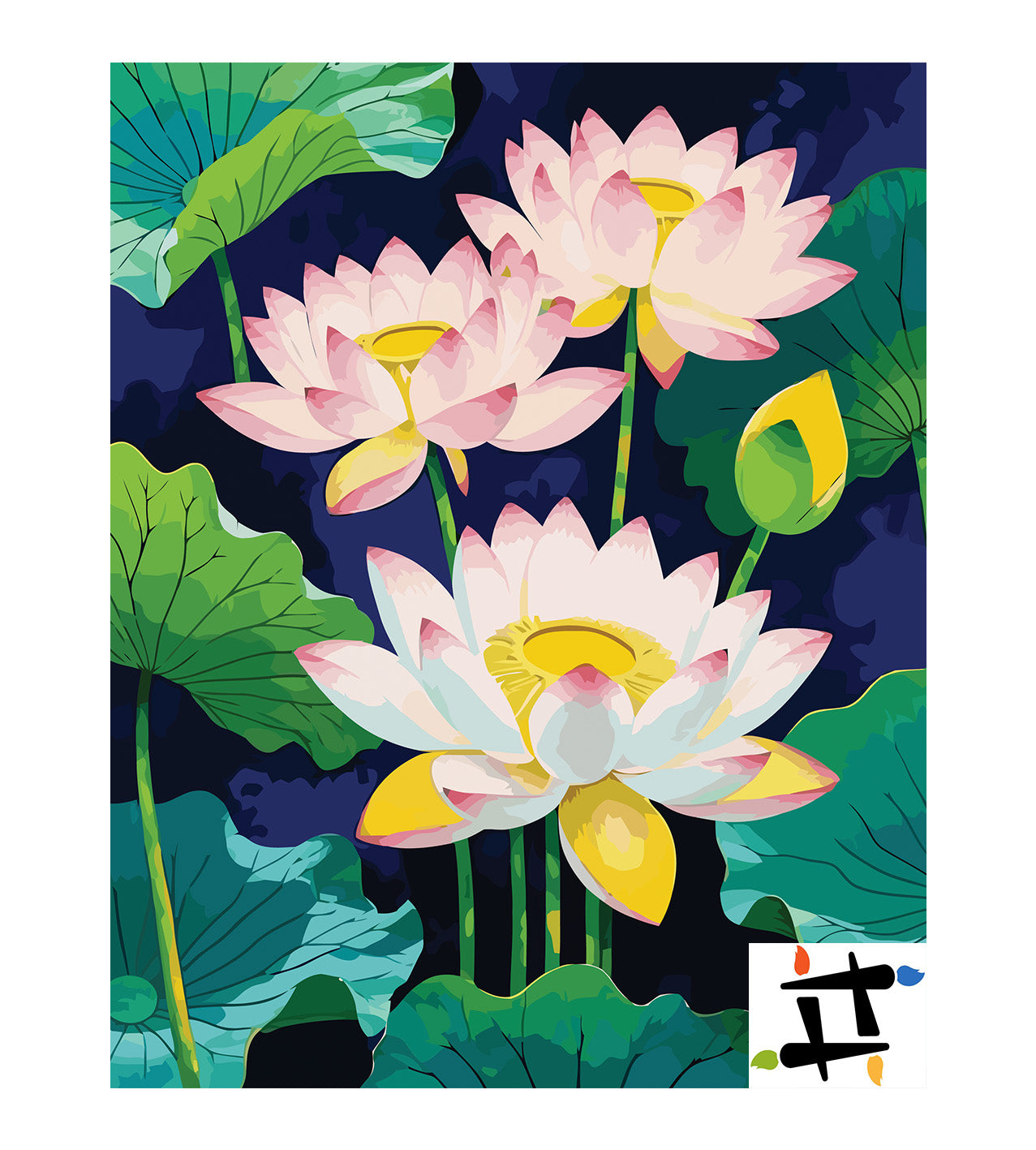 Pictura pe Numere – Lumina nufarului 7089