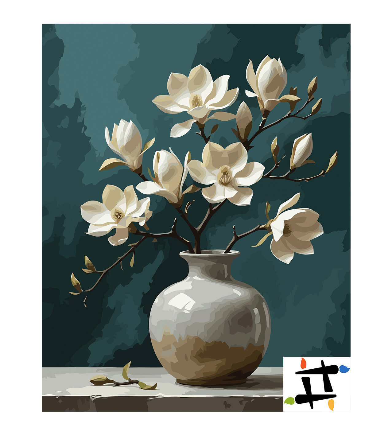 Pictura pe Numere – Puritate de portelan 6924