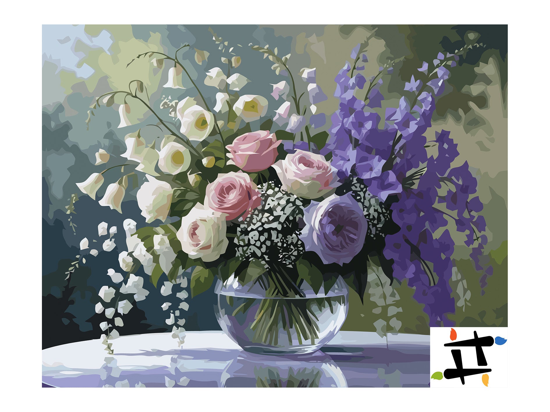 Pictura pe Numere – Gratie si pastel 7110