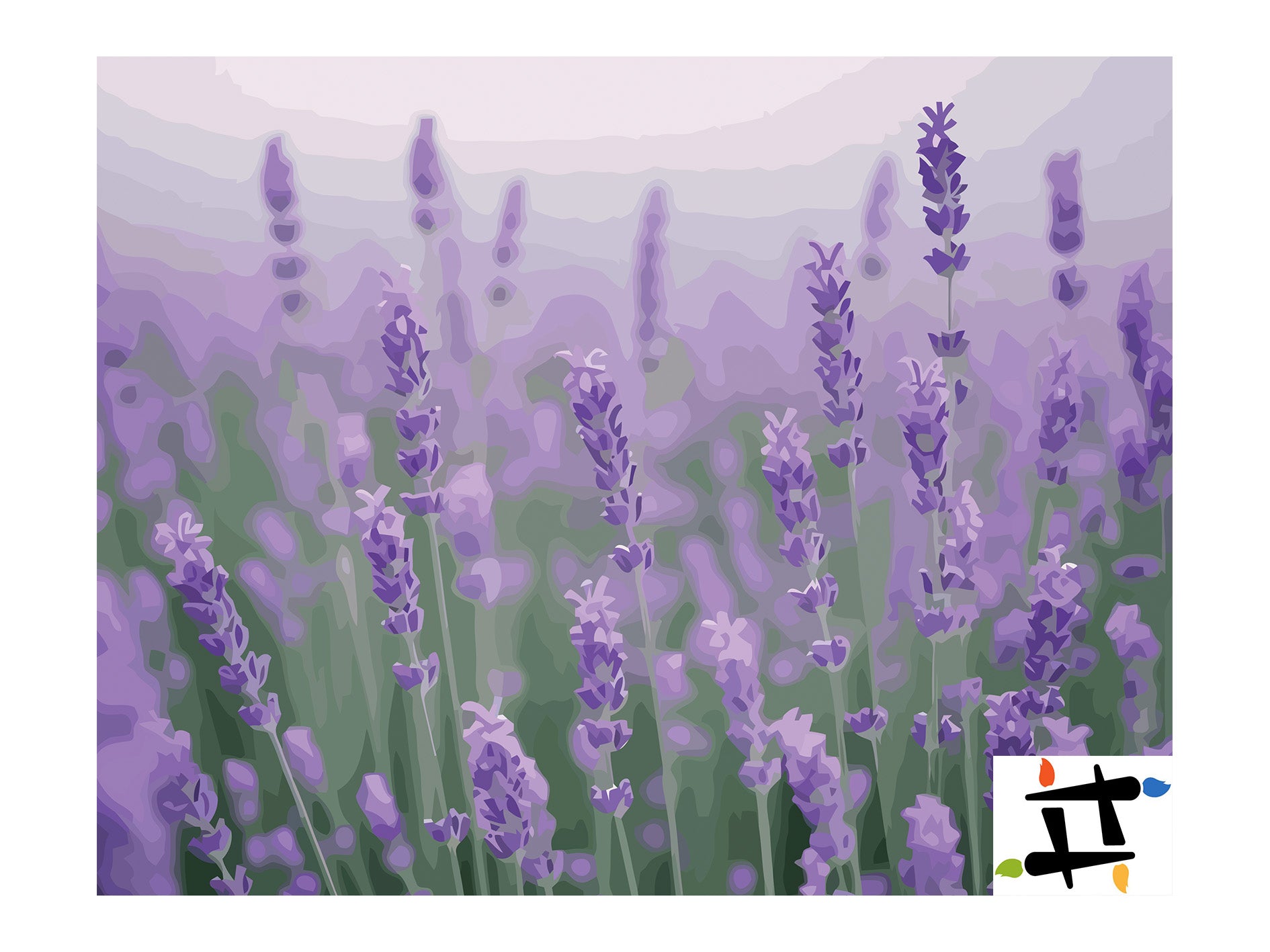 Pictura pe Numere – Lan de lavanda 6886