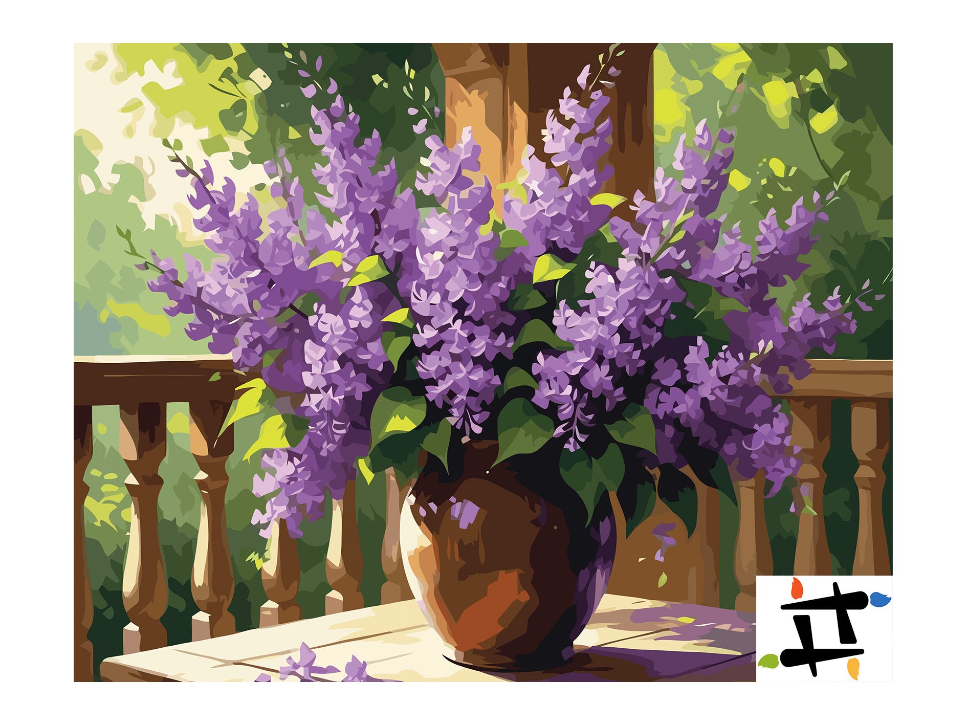Pictura pe Numere – Aromă de liliac 7211