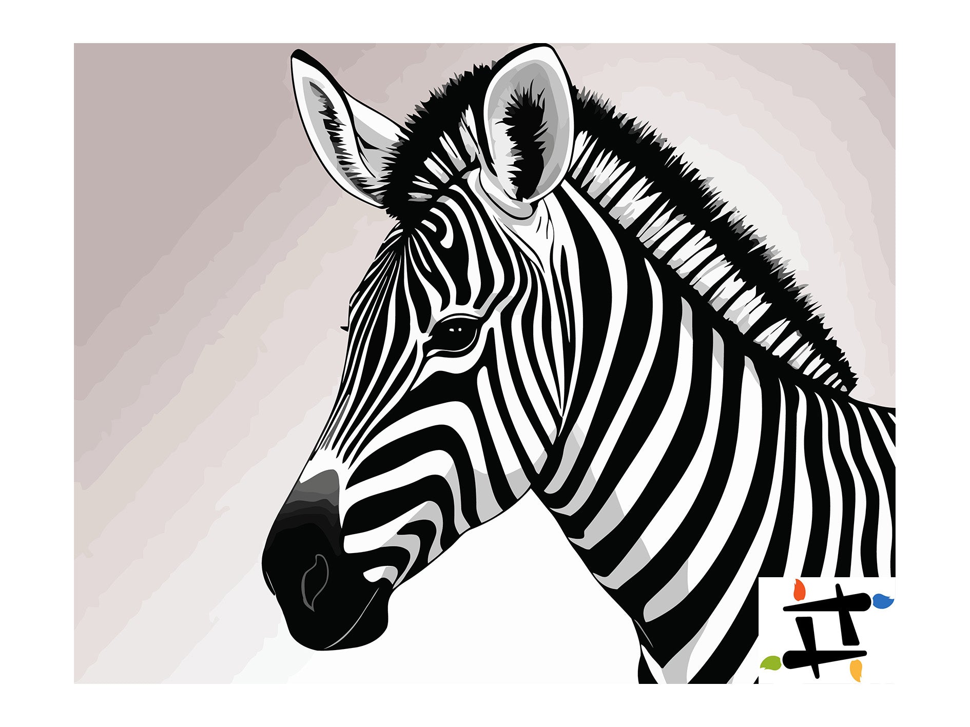Pictura pe Numere – Contrast monocrom 7447