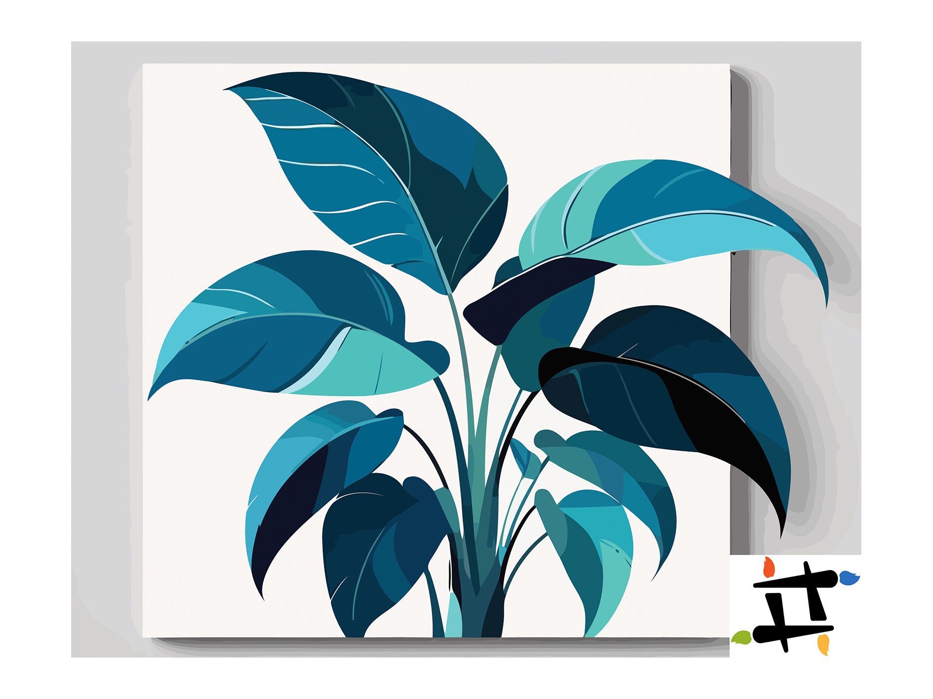 Pictura pe Numere – Reflexii de safir 7286