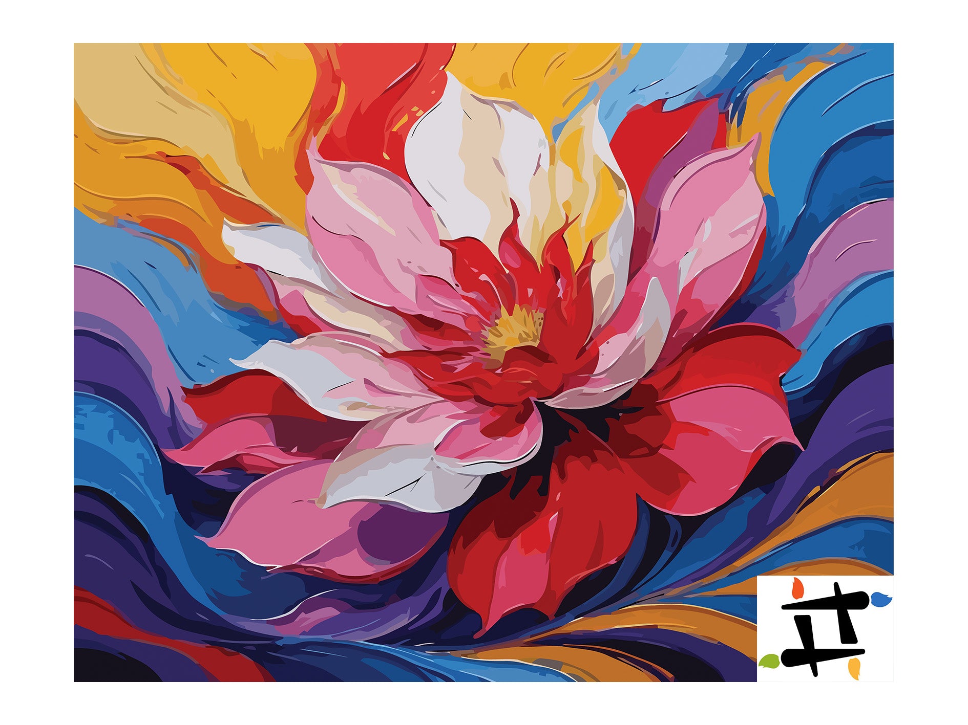 Pictura pe Numere – Explozie Cromatica 6843