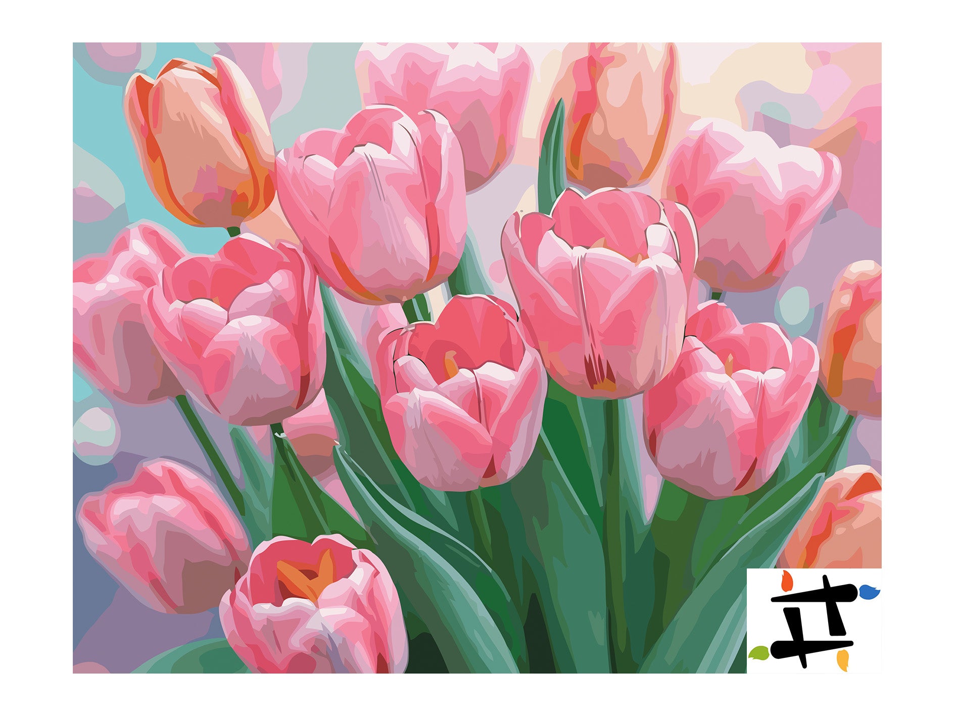 Pictura pe Numere – Nuante de roz 7131