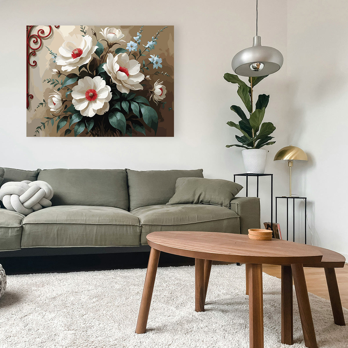 Pictura pe Numere – Inima de rubin 6966