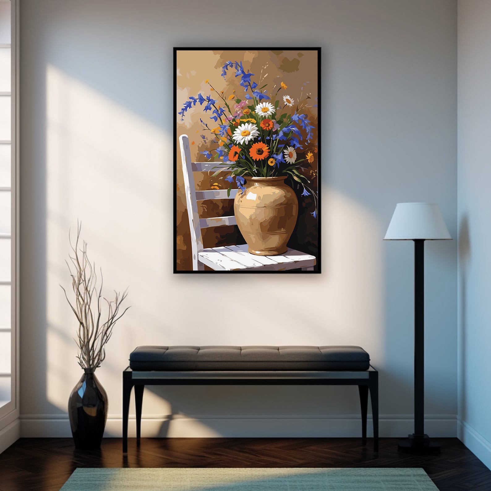 Pictura pe Numere – Simfonia florilor rustice 7026