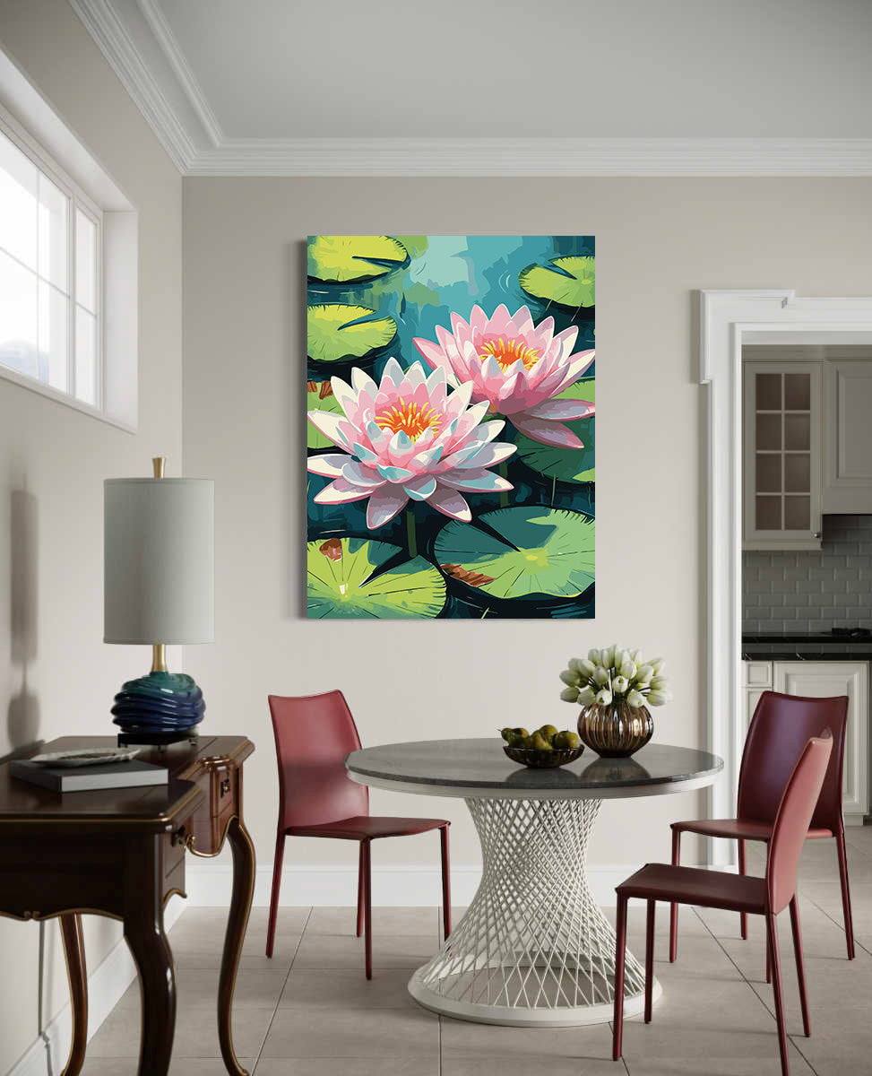 Pictura pe Numere – Liniste pe lac 6911
