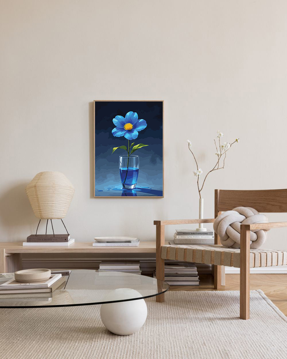 Pictura pe Numere – Ecou de safir 6914