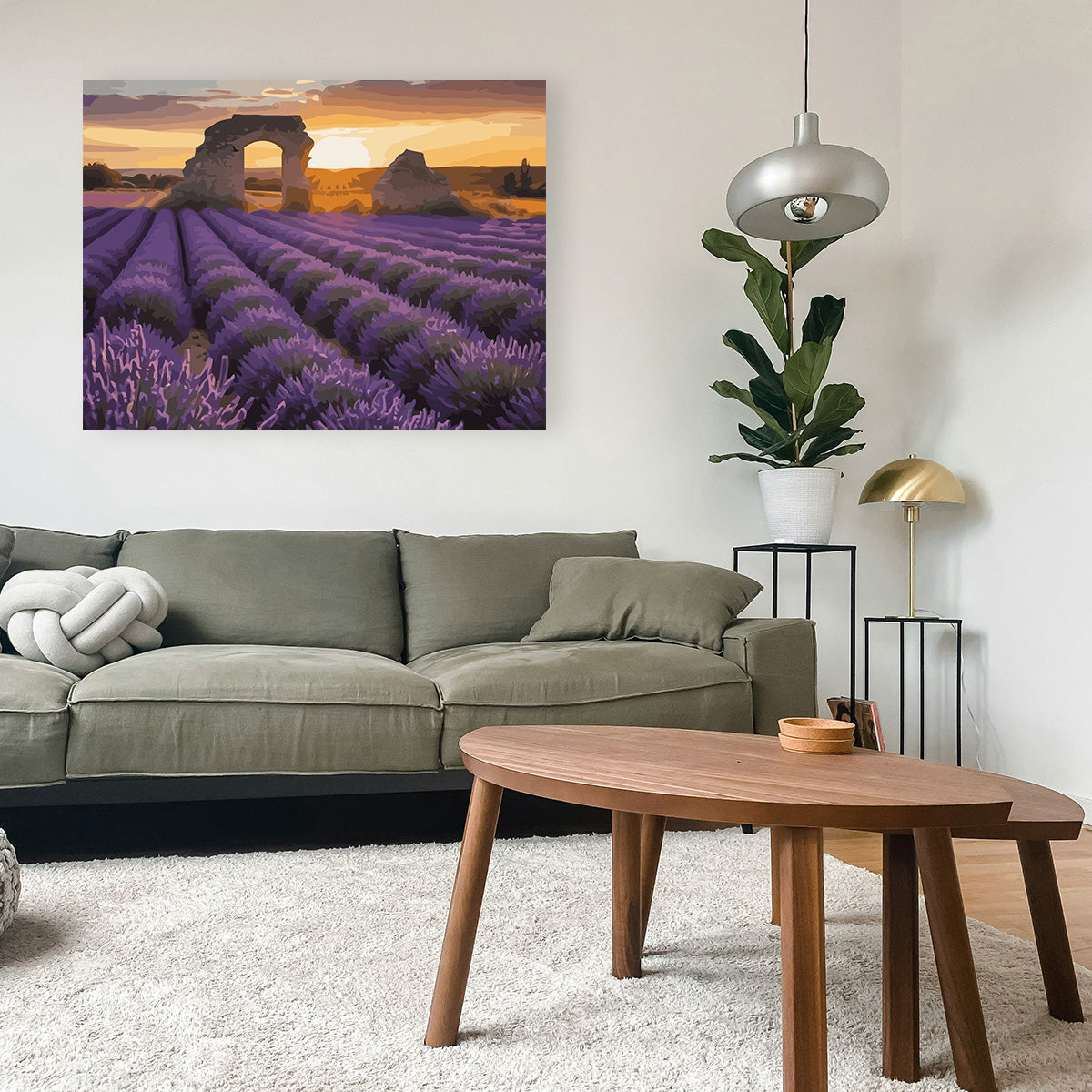 Pictura pe Numere – Amintiri de purpura 7126