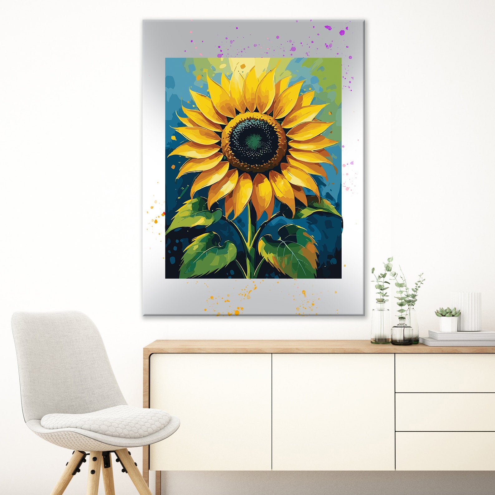 Pictura pe Numere – Floarea soarelui 6887