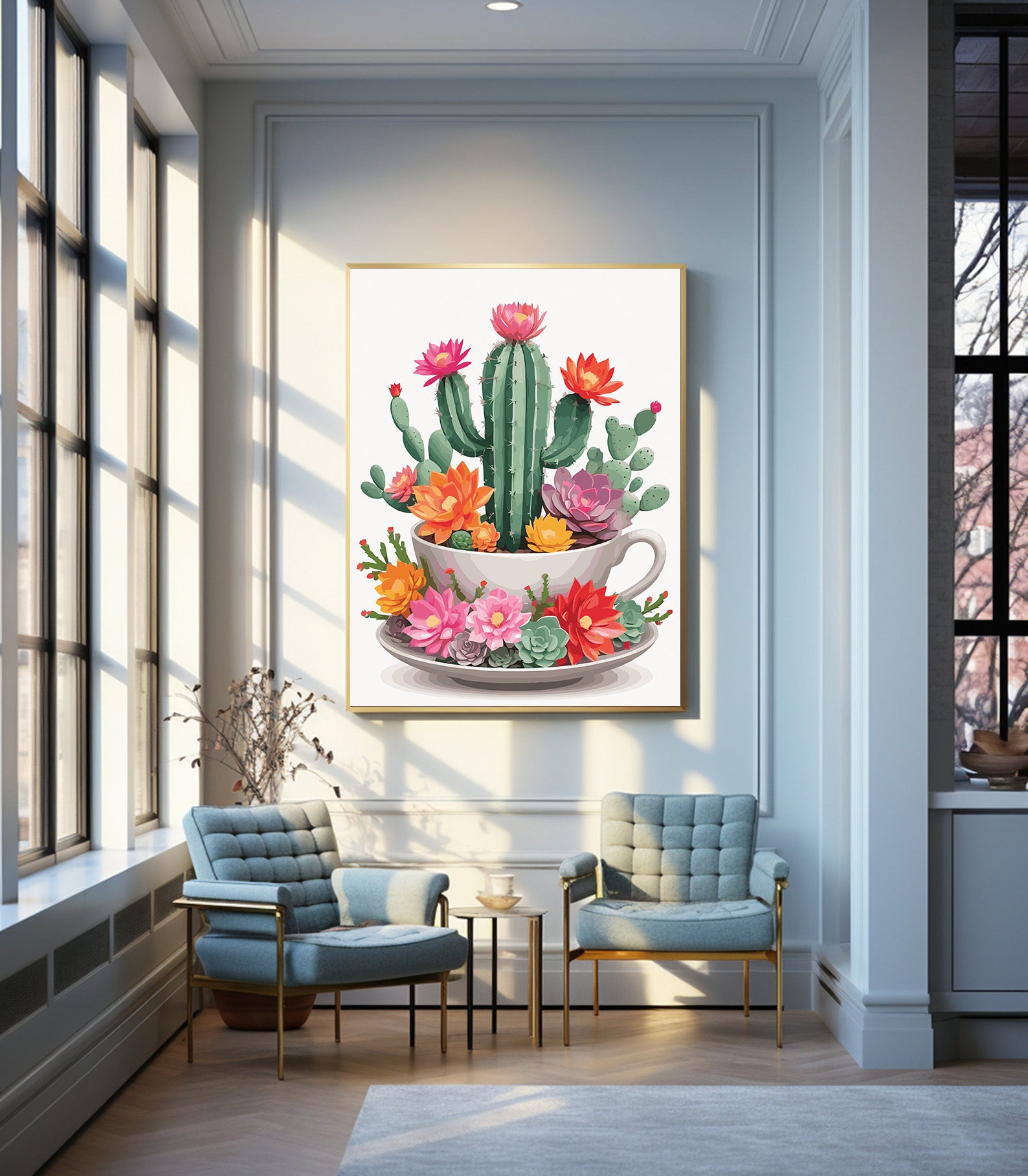 Pictura pe Numere – Cactusi si suculente 7242