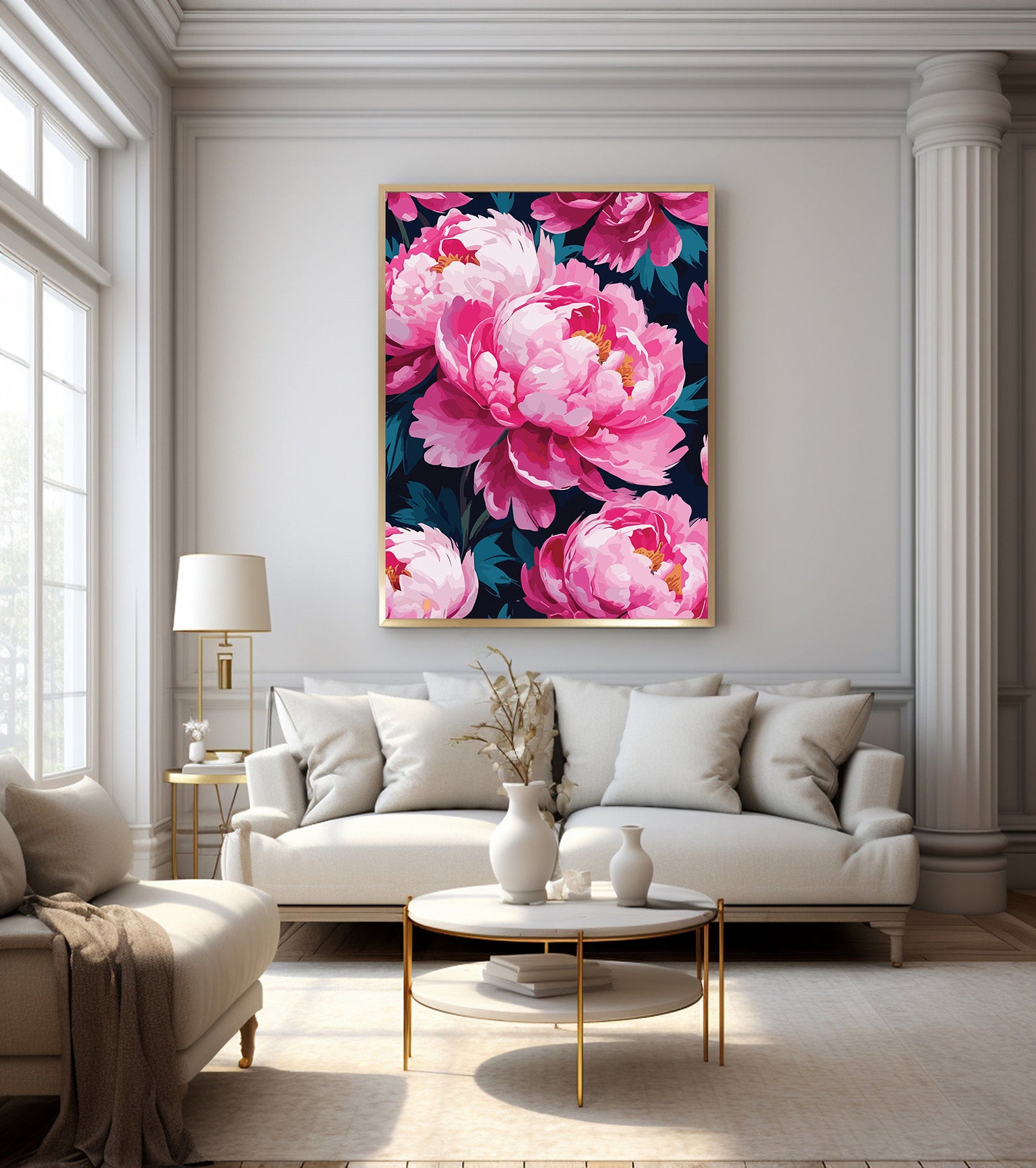 Pictura pe Numere – Roz Imperial 6864