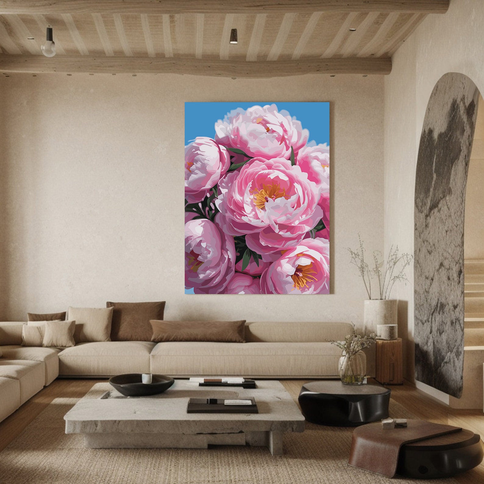 Pictura pe Numere – Petale de matase 7042