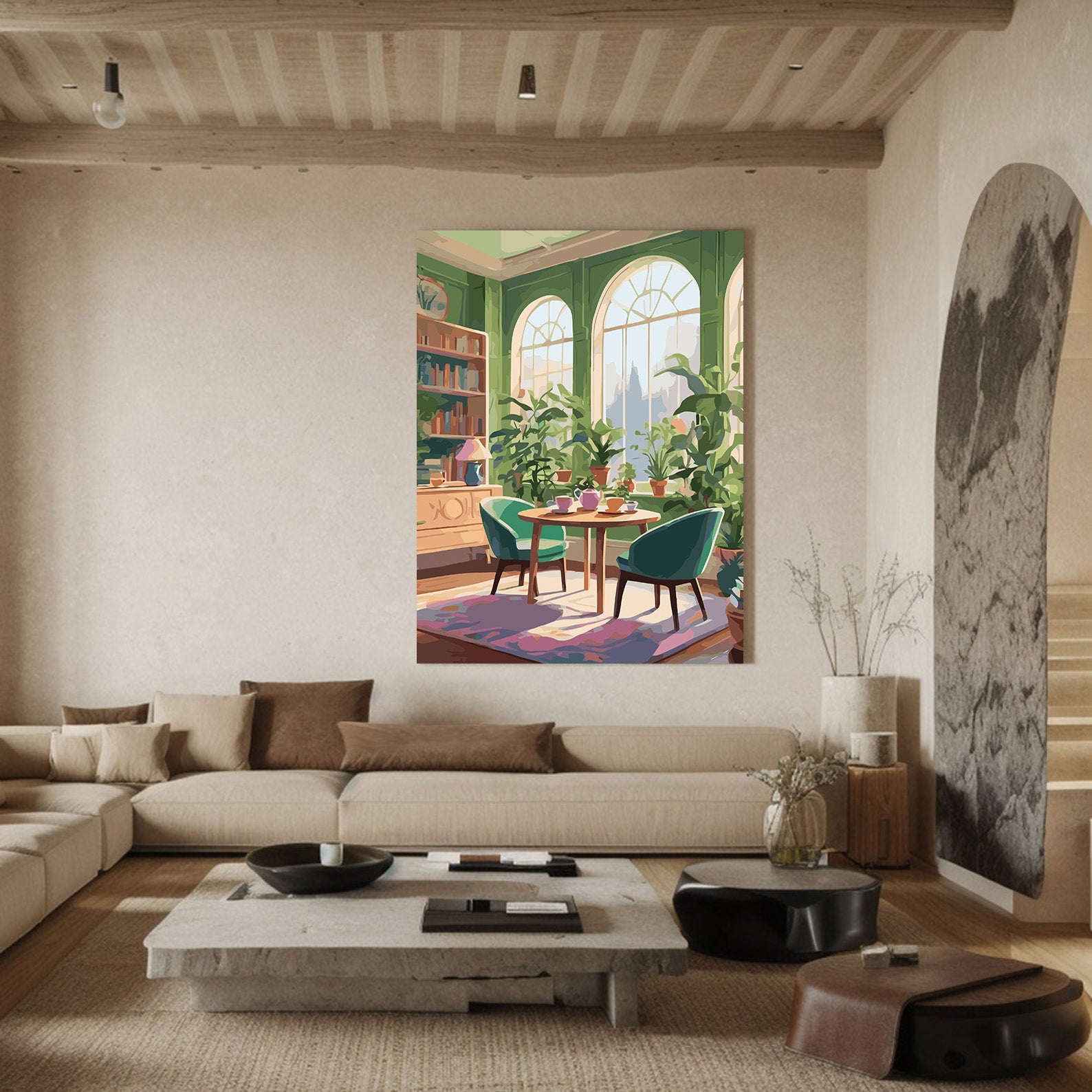 Pictura pe Numere – Refugiu inverzit 7049