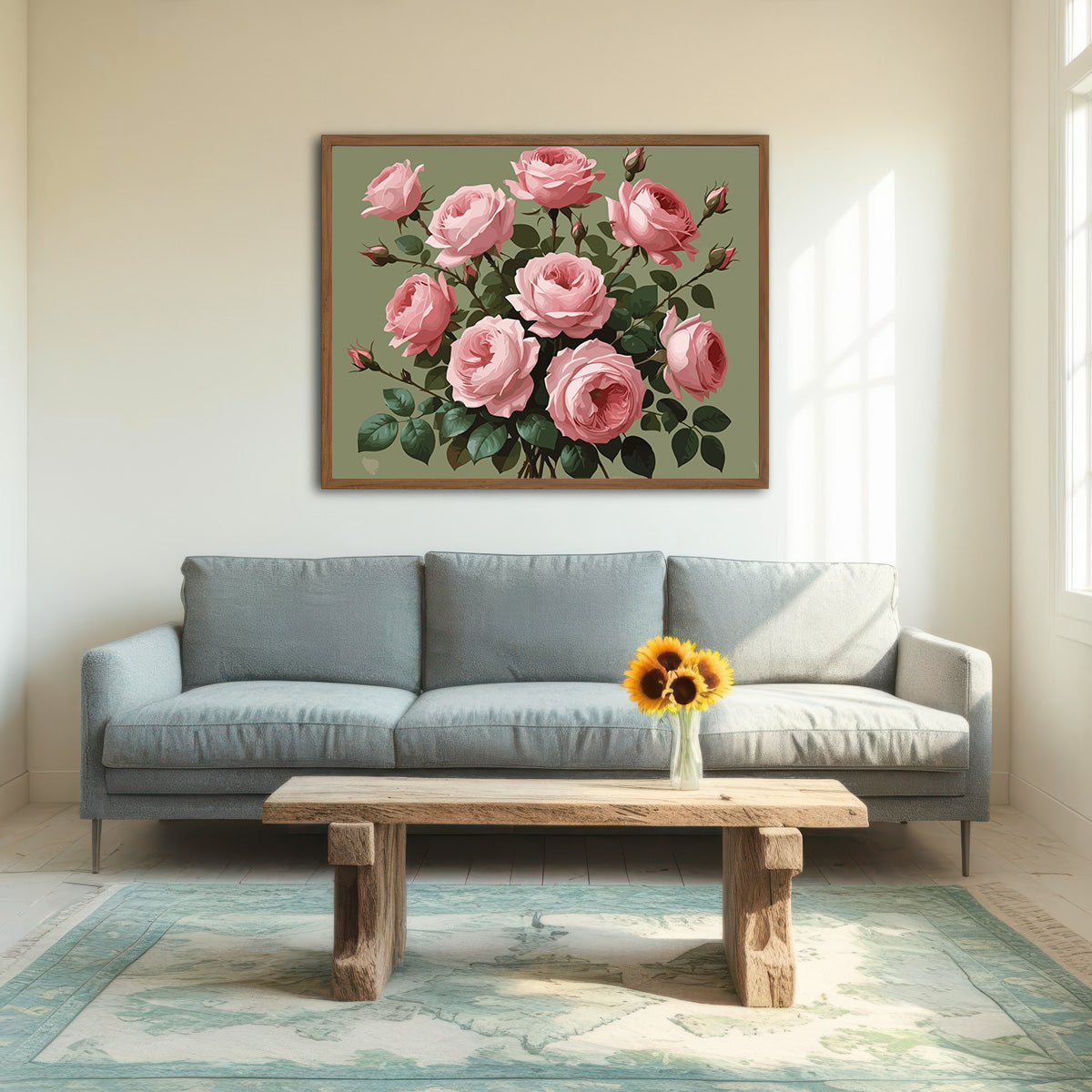 Pictura pe Numere – Eleganta in roz 7028