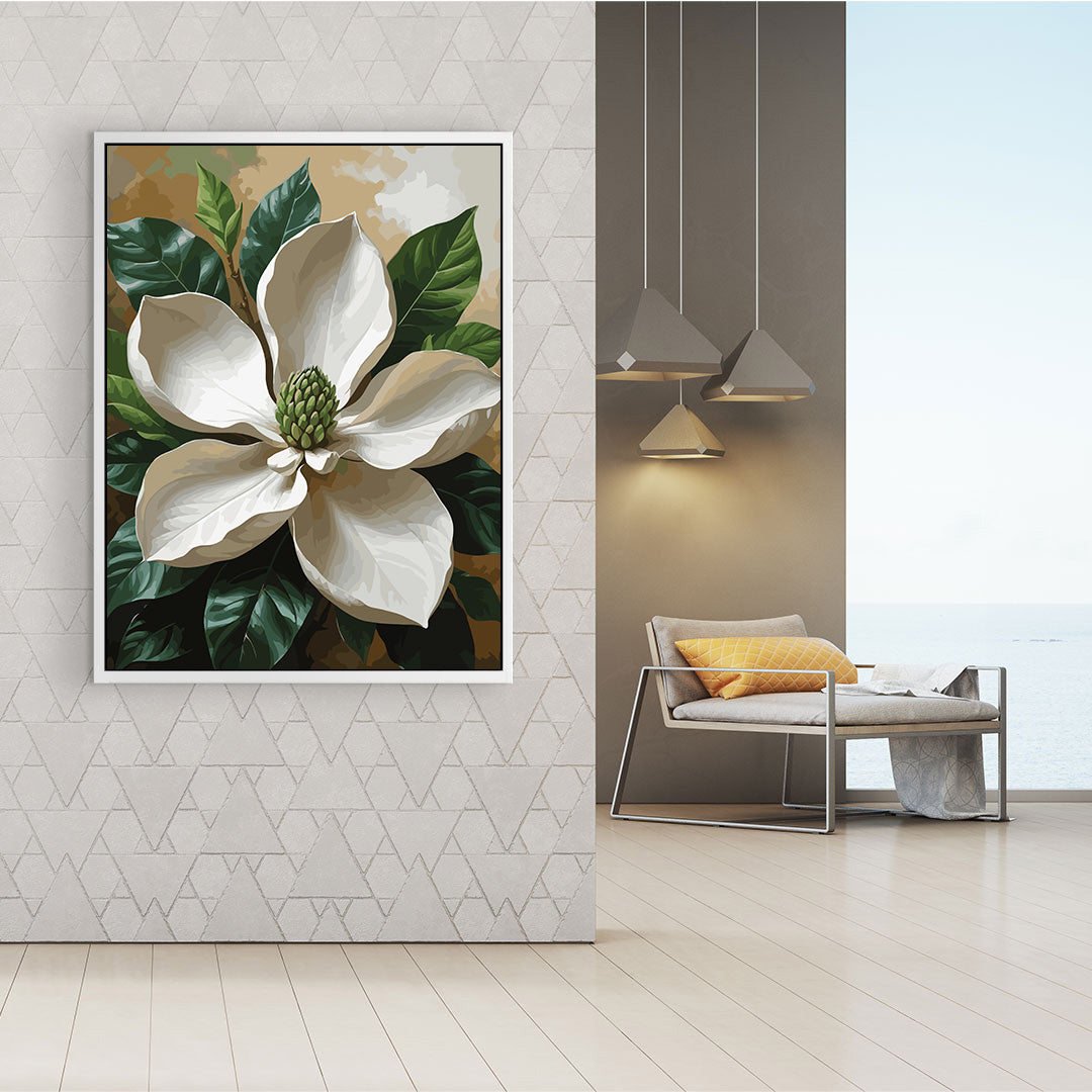 Pictura pe Numere – Magnolia inflorita 6889