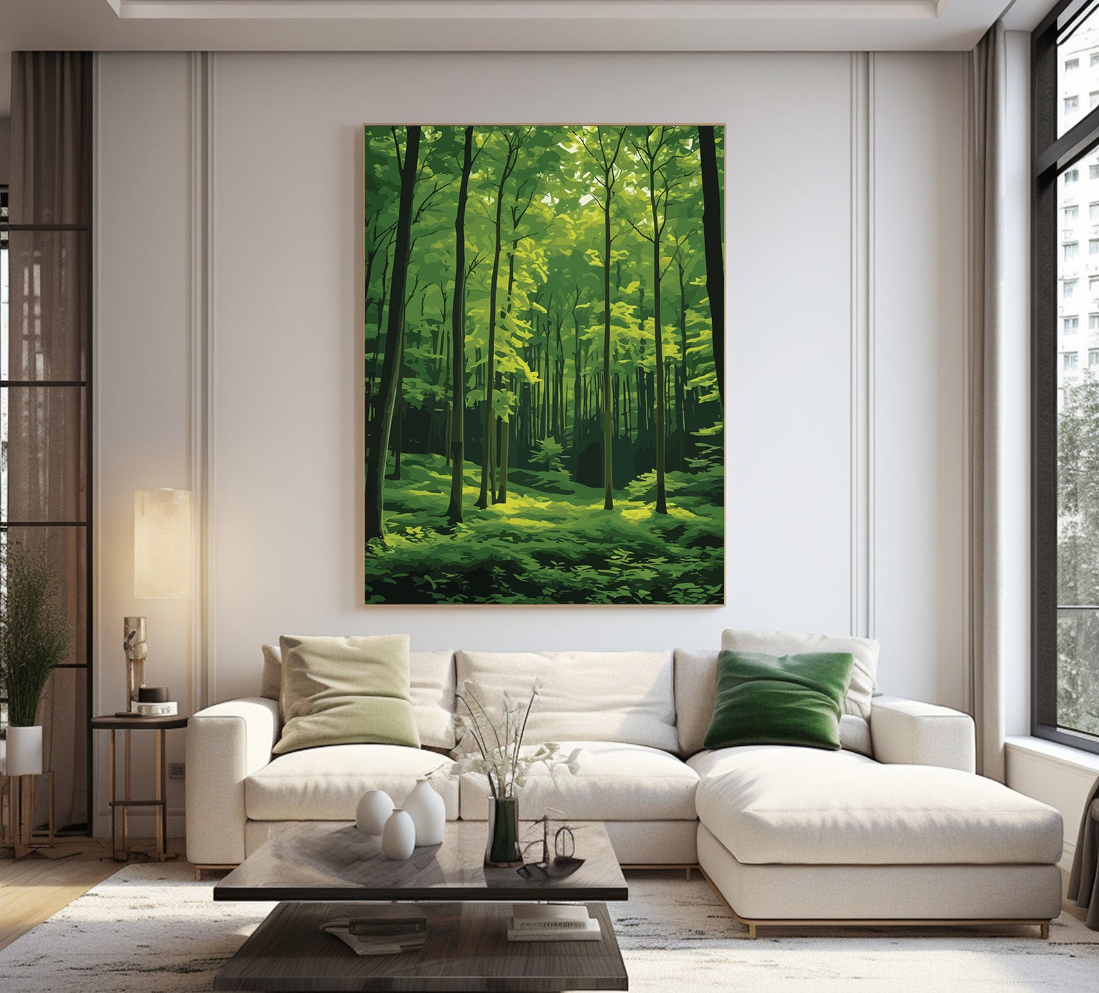 Pictura pe Numere – Padure de smarald 7251