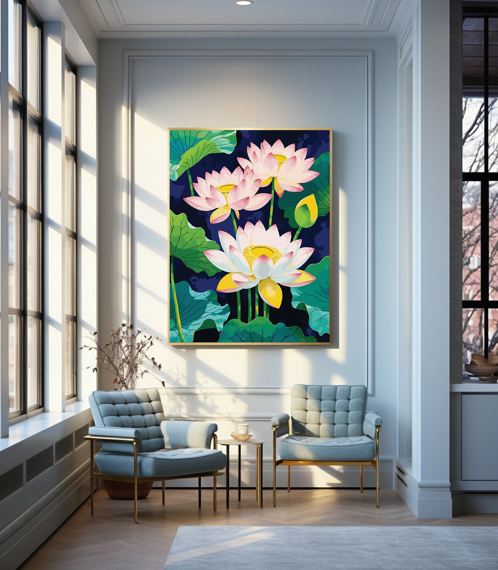 Pictura pe Numere – Lumina nufarului 7089