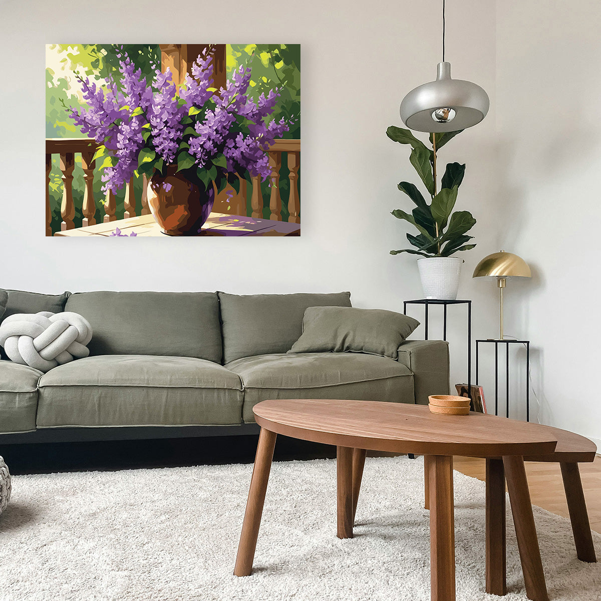Pictura pe Numere – Aromă de liliac 7211